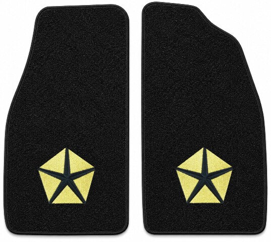1992-2002 Dodge Viper Cutpile Floor Mats with Embroidered Logo Choices - 2-Piece - product details image 2