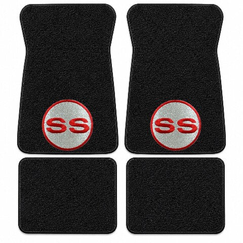 1971-1973 Chevy Impala Loop Floor Mats with Embroidered Logo Choices - 4-Piece - product details image 4