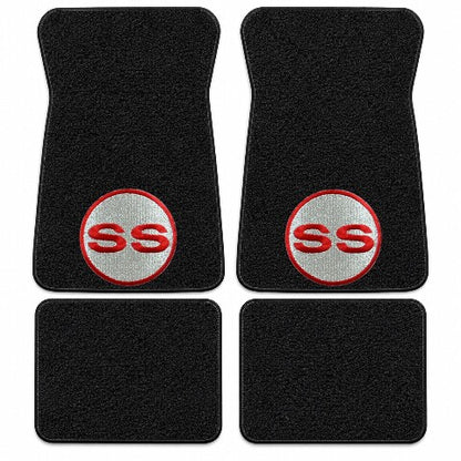 1971-1973 Chevy Impala Loop Floor Mats with Embroidered Logo Choices - 4-Piece - product details image 4