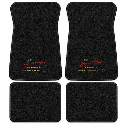 1971-1973 Chevy Impala Loop Floor Mats with Embroidered Logo Choices - 4-Piece - product details image 7
