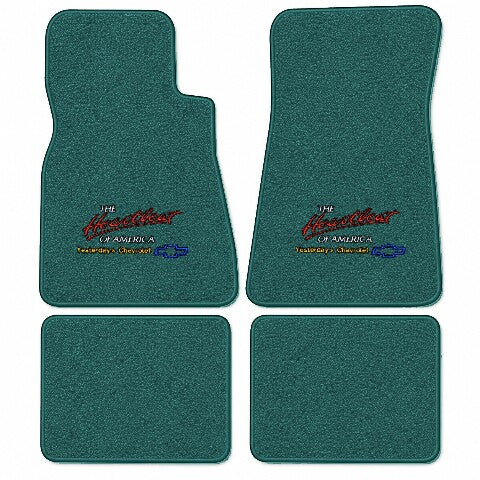 1969-1970 Chevy Kingswood Loop Floor Mats with Embroidered Logo Choices - 4-Piece - product image