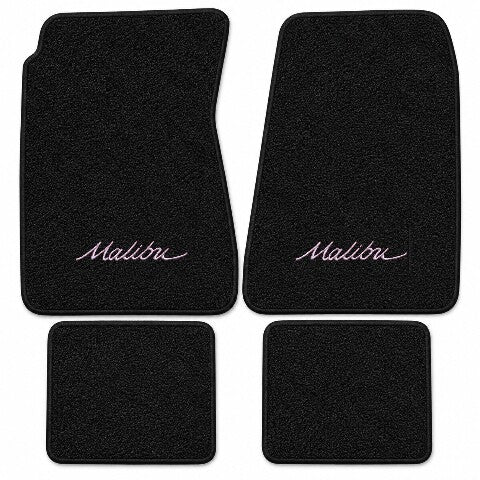 1968-1972 Chevy Chevelle Malibu Loop Floor Mats with Embroidered Logo Choices - 4-Piece - product details image 3
