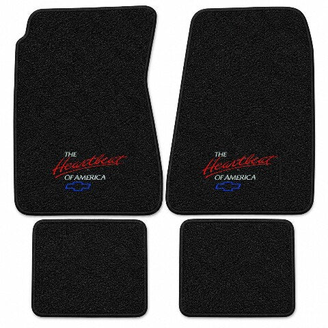 1968-1972 Chevy Chevelle Malibu Loop Floor Mats with Embroidered Logo Choices - 4-Piece - product details image 4