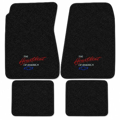 1968-1972 Chevy Chevelle Malibu Loop Floor Mats with Embroidered Logo Choices - 4-Piece - product details image 4