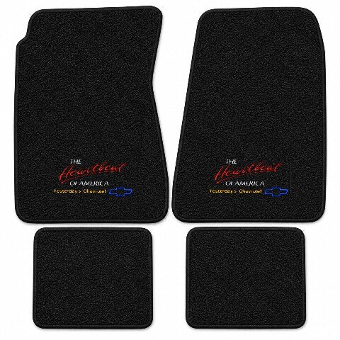 1968-1972 Chevy Chevelle Malibu Loop Floor Mats with Embroidered Logo Choices - 4-Piece - product details image 5