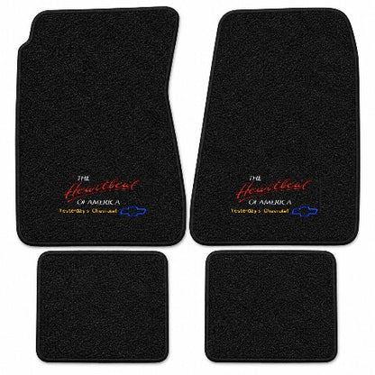 1968-1972 Chevy Chevelle Malibu Loop Floor Mats with Embroidered Logo Choices - 4-Piece - product details image 5