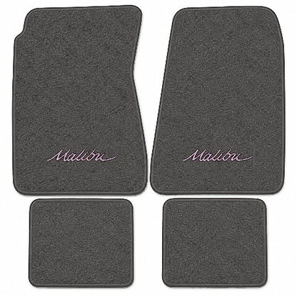 1968-1972 Chevy Chevelle Malibu Loop Floor Mats with Embroidered Logo Choices - 4-Piece - product image