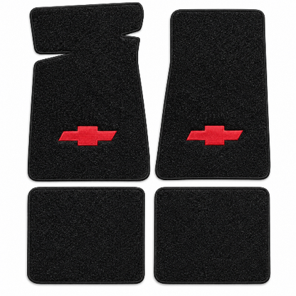 1978-1981 Chevy Malibu Cutpile Floor Mats with Embroidered Logo Choices - 4-Piece - product details image 2