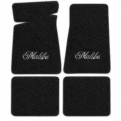 1978-1981 Chevy Malibu Cutpile Floor Mats with Embroidered Logo Choices - 4-Piece - product details image 3