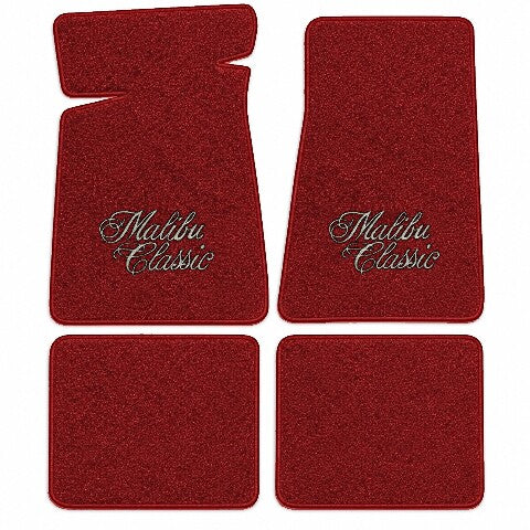 1978-1981 Chevy Malibu Cutpile Floor Mats with Embroidered Logo Choices - 4-Piece - product image