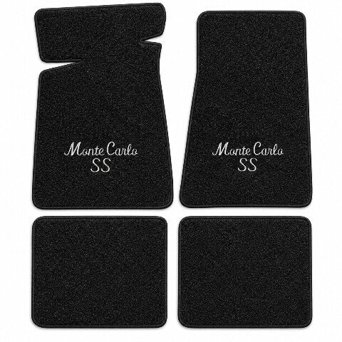 1982-1988 Chevy Monte Carlo Cutpile Floor Mats with Embroidered Logo Choices - 4-Piece - product details image 3