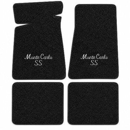 1982-1988 Chevy Monte Carlo Cutpile Floor Mats with Embroidered Logo Choices - 4-Piece - product details image 3