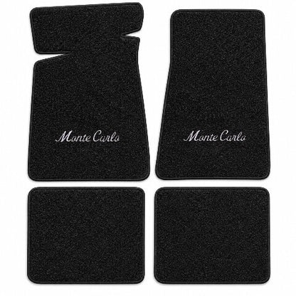 1982-1988 Chevy Monte Carlo Cutpile Floor Mats with Embroidered Logo Choices - 4-Piece - product details image 4