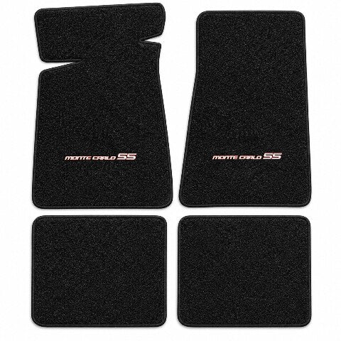 1982-1988 Chevy Monte Carlo Cutpile Floor Mats with Embroidered Logo Choices - 4-Piece - product details image 5