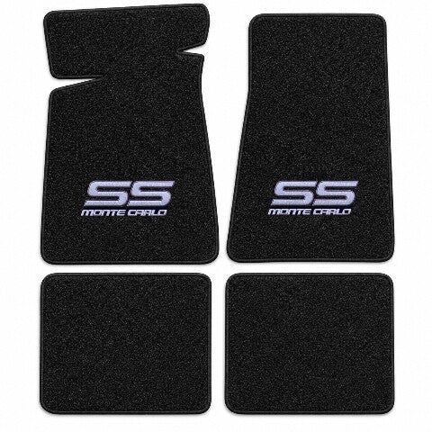 1982-1988 Chevy Monte Carlo Cutpile Floor Mats with Embroidered Logo Choices - 4-Piece - product details image 6