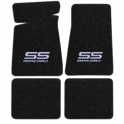 1982-1988 Chevy Monte Carlo Cutpile Floor Mats with Embroidered Logo Choices - 4-Piece - product details image 6