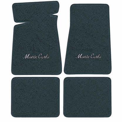 1982-1988 Chevy Monte Carlo Cutpile Floor Mats with Embroidered Logo Choices - 4-Piece - product details image 12