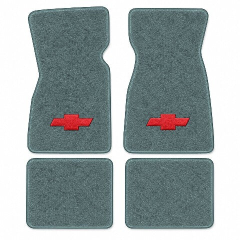 1976-1980 Chevy Monza Cutpile Floor Mats with Embroidered Logo Choices - 4-Piece - product image