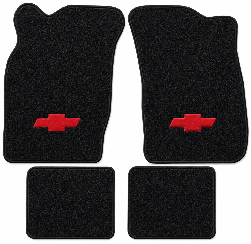 1985-1988 Chevy Sprint Cutpile Floor Mats with Embroidered Logo Choices - 4-Piece - product details image 2