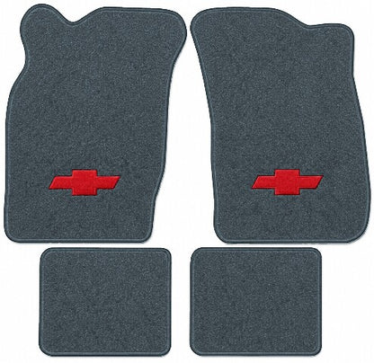 1985-1988 Chevy Sprint Cutpile Floor Mats with Embroidered Logo Choices - 4-Piece - product image