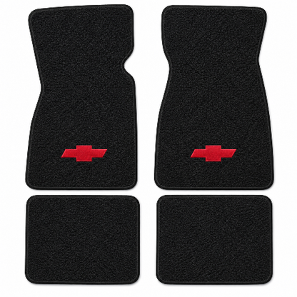 1971-1973 Chevy Vega Loop Floor Mats with Embroidered Logo Choices - 4-Piece - product details image 2