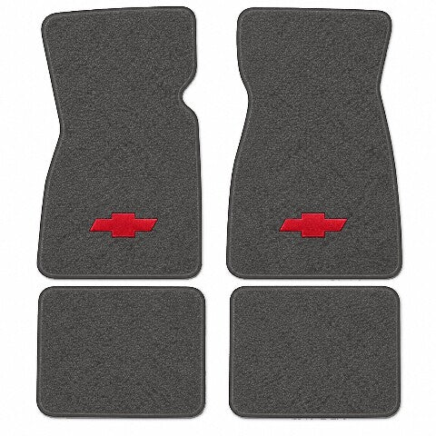 1971-1973 Chevy Vega Loop Floor Mats with Embroidered Logo Choices - 4-Piece - product image