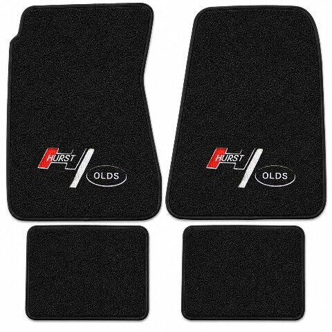 1968-1972 Oldsmobile Cutlass Loop Floor Mats with Embroidered Logo Choices - 4-Piece - product details image 6