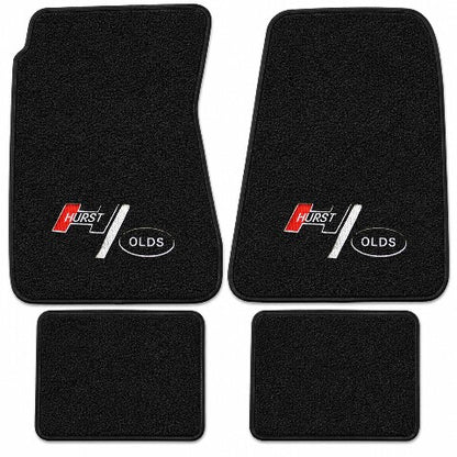 1968-1972 Oldsmobile Cutlass Loop Floor Mats with Embroidered Logo Choices - 4-Piece - product details image 6