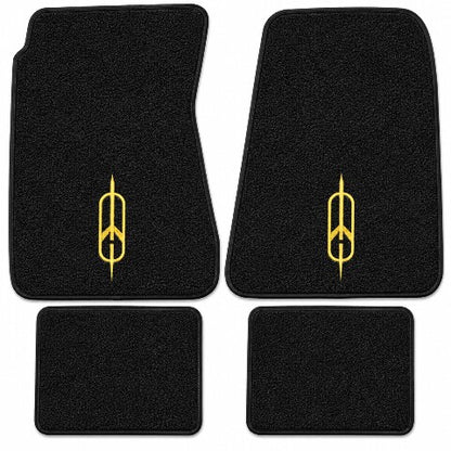 1968-1972 Oldsmobile Cutlass Loop Floor Mats with Embroidered Logo Choices - 4-Piece - product details image 4