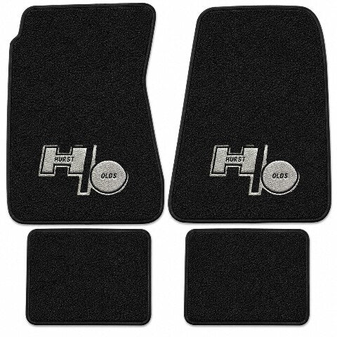 1968-1972 Oldsmobile Cutlass Loop Floor Mats with Embroidered Logo Choices - 4-Piece - product details image 5