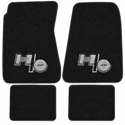 1968-1972 Oldsmobile Cutlass Loop Floor Mats with Embroidered Logo Choices - 4-Piece - product details image 5