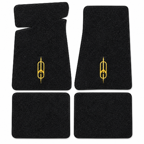 1982-1987 Oldsmobile Cutlass Supreme Cutpile Floor Mats with Embroidered Logo Choices - 4-Piece - product details image 2