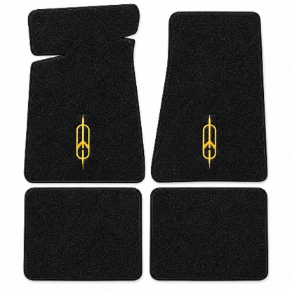 1982-1987 Oldsmobile Cutlass Supreme Cutpile Floor Mats with Embroidered Logo Choices - 4-Piece - product details image 2