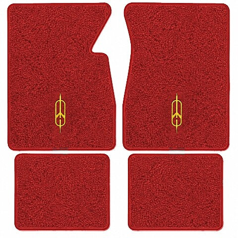1965-1970 Oldsmobile Delta 88 Loop Floor Mats with Embroidered Logo Choices - 4-Piece - product image