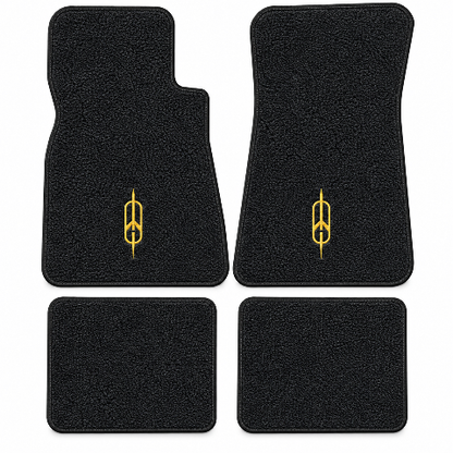 1971-1973 Oldsmobile Toronado Loop Floor Mats with Embroidered Logo Choices - 4-Piece - product details image 2