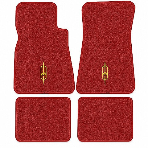 1971-1973 Oldsmobile Toronado Loop Floor Mats with Embroidered Logo Choices - 4-Piece - product image