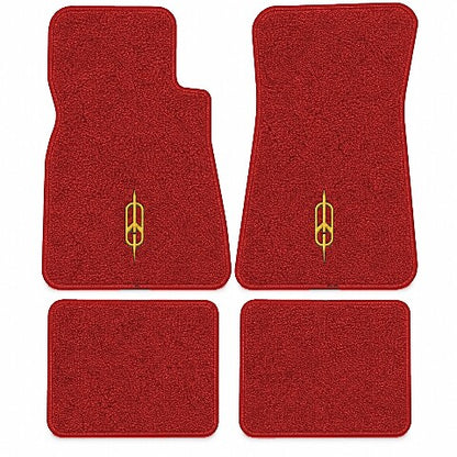 1966-1970 Oldsmobile Toronado Loop Floor Mats with Embroidered Logo Choices - 4-Piece - product image