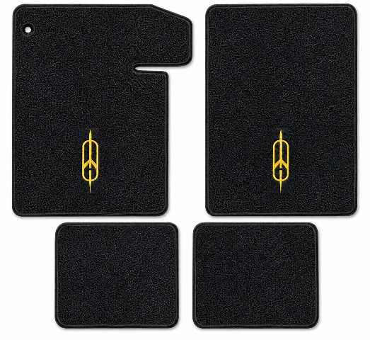 1966-1967 Oldsmobile Vista Cruiser Loop Floor Mats with Embroidered Logo Choices - 4-Piece - product details image 2