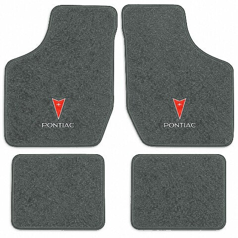 1982-1991 Pontiac 6000 Cutpile Floor Mats with Embroidered Logo Choices - 4-Piece - product image