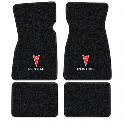 1975-1977 Pontiac Astre Cutpile Floor Mats with Embroidered Logo Choices - 4-Piece - product details image 2