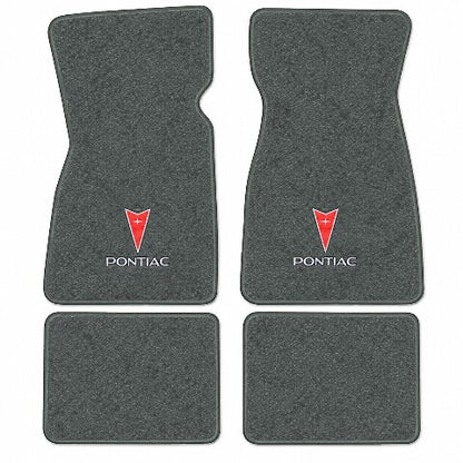 1975-1977 Pontiac Astre Cutpile Floor Mats with Embroidered Logo Choices - 4-Piece - product image