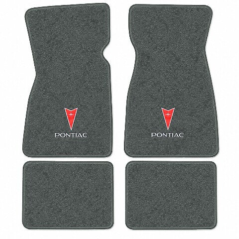 1975-1977 Pontiac Astre Cutpile Floor Mats with Embroidered Logo Choices - 4-Piece - product image