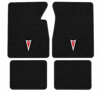 1959-1964 Pontiac Bonneville Loop Floor Mats with Embroidered Logo Choices - 4-Piece - product details image 2