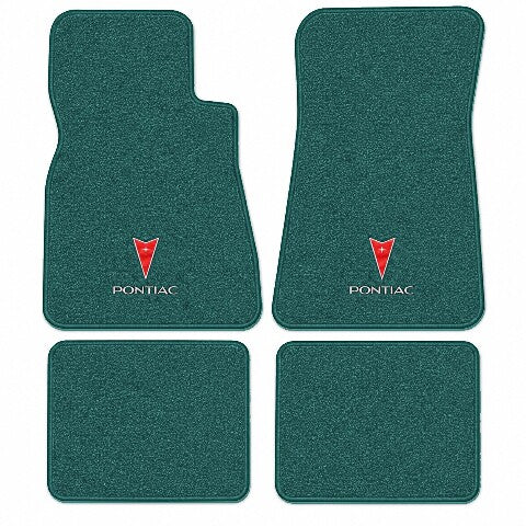 1965-1970 Pontiac Catalina Loop Floor Mats with Embroidered Logo Choices - 4-Piece - product image