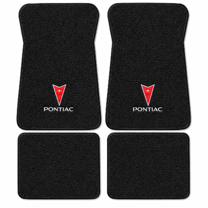 1971-1973 Pontiac Catalina Loop Floor Mats with Embroidered Logo Choices - 4-Piece - product details image 2