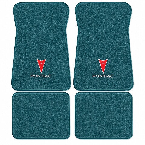 1971-1973 Pontiac Catalina Loop Floor Mats with Embroidered Logo Choices - 4-Piece - product image