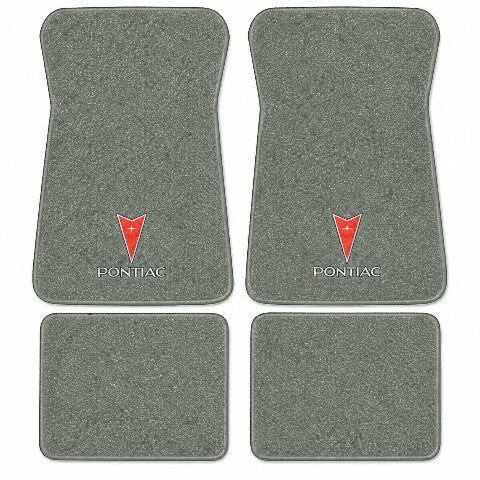 1987-1989 Pontiac Safari Cutpile Floor Mats with Embroidered Logo Choices - 4-Piece - product image