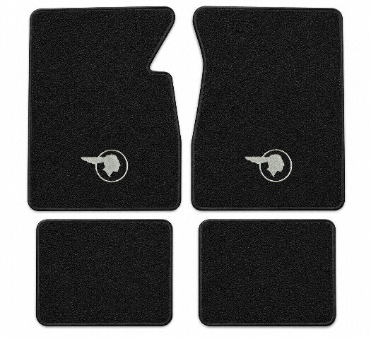 1958 Pontiac Chieftain Loop Floor Mats with Embroidered Logo Choices - 4-Piece - product details image 3