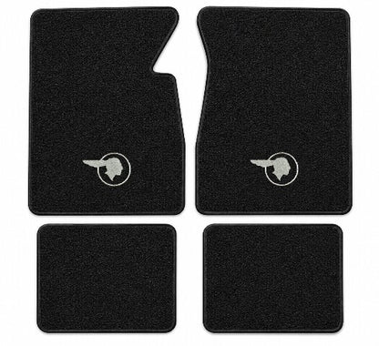 1958 Pontiac Chieftain Loop Floor Mats with Embroidered Logo Choices - 4-Piece - product details image 3
