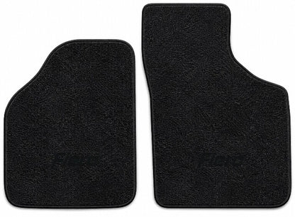1984-1988 Pontiac Fiero Cutpile Floor Mats with Embroidered Logo Choices - 2-Piece - product details image 3